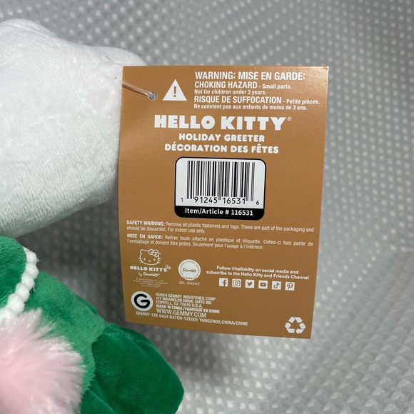 Hello Kitty 2024 Christmas Tree Greeter 20” - Picture 2 of 6